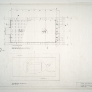 North Hills Office Center -- Ground Floor (Building B) and Roof Plan