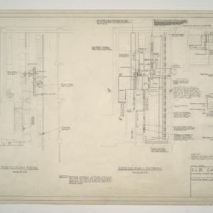 Home Security Life Insurance Building -- First Floor Plan - Piping and Ductwork