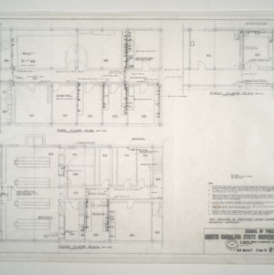NCSU Forestry School -- Third Floor Plan - Air, Vacuum, and Distilled Water Systems
