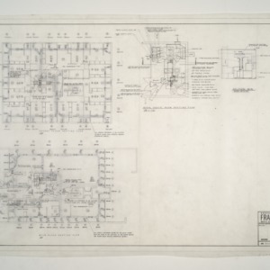 NC State College Fraternity Housing -- House #9 - Second, Main Floor, Mech Equipment Room Heating Plan
