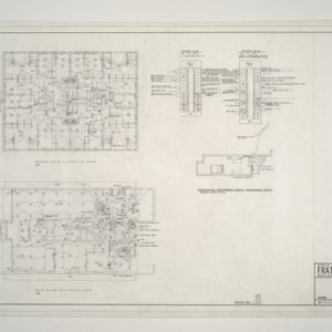 NC State College Fraternity Housing -- House #8 - Second, Main Floor, Mech Equipment Room Electrical Plan