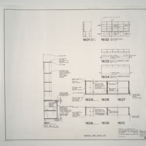 Unigard Insurance Group's Southeastern Division Office, Additions and Alterations -- Plan of Bookcase