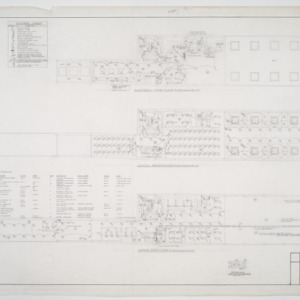 Office Building for Branch Banking & Trust Company, Fayetteville, NC -- First, second, and third floor electrical plans