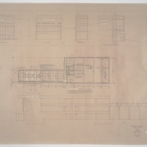 Office Building for Branch Banking & Trust Company, Fayetteville, NC -- Roof plan and section