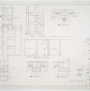 Office Building for Branch Banking & Trust Company, Fayetteville, NC -- Elevator schematics and details