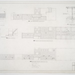 Office Building for Branch Banking & Trust Company, Fayetteville, NC -- First, second, and third reflected ceiling plans, details