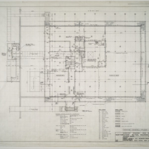 Northwestern Mutual Insurance Company, Midwestern Department Office Building -- Lower level plan