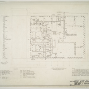 Northwestern Mutual Insurance Company, Midwestern Department Office Building -- Heating and air conditioning ground floor plan