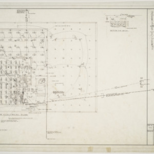 Northwestern Mutual Insurance Company, Office Building, Raleigh -- Ground floor electrical plan