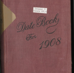 Carl Alwin Schenck Diary, 1908