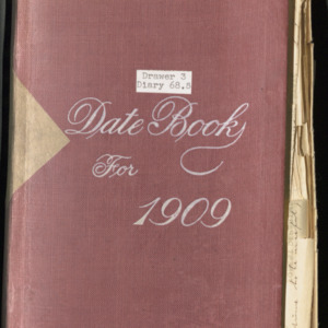 Carl Alwin Schenck Diary, 1909