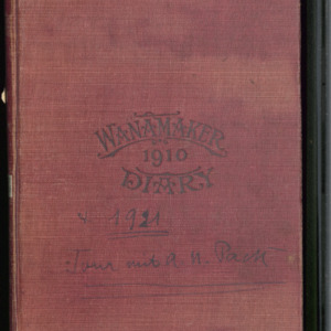 Carl Alwin Schenck Papers. Diaries, 1910-1911