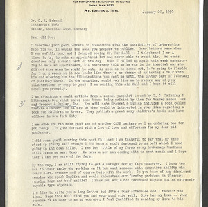 Carl Alwin Schenck Papers. Correspondence with Students -- Lorraine Jones, 1950 - 1951