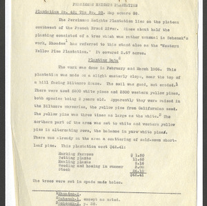 Carl Alwin Schenck Papers. Report of Biltmore Plantations, 1923 Folders 20-25