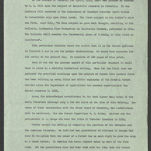 Carl Alwin Schenck Papers. Biltmore Forest School Papers -- Biographical Information -- DuBois, Coert (4 of 5)