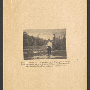 Carl Alwin Schenck Papers. Biltmore Forest School Papers -- Biographical Information -- John Mylrea