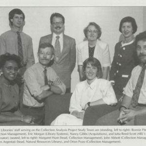 NCSU Libraries Collections Analysis Staff Photo