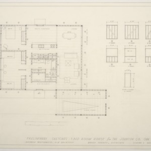 Johnson Residence -- Preliminary Sketches: Floor Plan