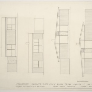Johnson Residence -- Preliminary Sketches: Exterior