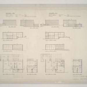 Lipman Residence -- Floor Plans and Elevations