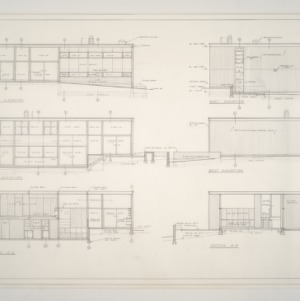 Lipman Residence -- Elevations and Sections