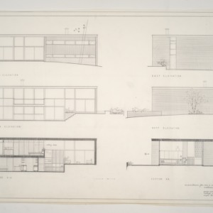 Lipman Residence -- Elevations and Sections