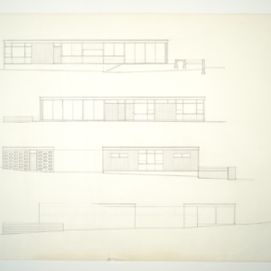 Hicks Residence -- Exterior Elevation Sketches