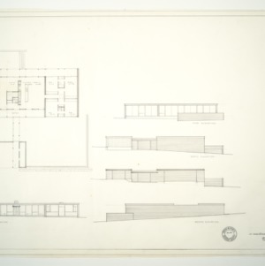 Hicks Residence -- Floor Plan and Elevations