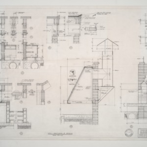 K.F. Adams Residence -- Wall Sections and Details