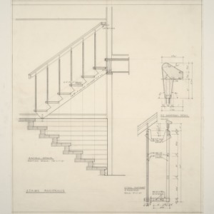K.F. Adams Residence -- Entry Stairwell