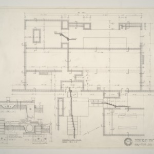 K.F. Adams Residence -- Foundation Plan