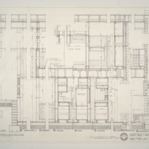 K.F. Adams Residence -- Longitudinal Wall Sections