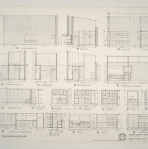 K.F. Adams Residence -- Interior Elevations