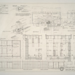 K.F. Adams Residence -- Tool Shed, Heating and Air Conditioning Plans