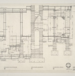 Gwen S. Hudson Residence -- Longitudinal Wall Sections