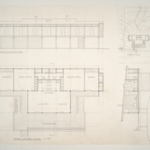 Jack Rowland Beach Cottage -- First Floor and Plot Plan