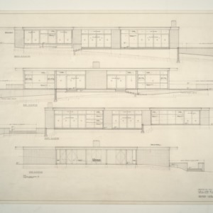 Thrower Residence I -- Exterior Elevations