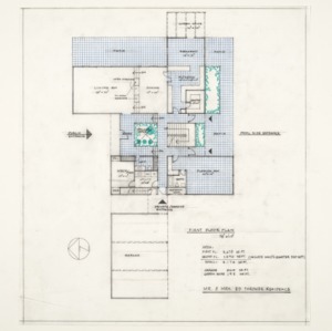 Thrower Residence I -- First Floor Plan