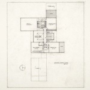 Thrower Residence I -- Second Floor Plan