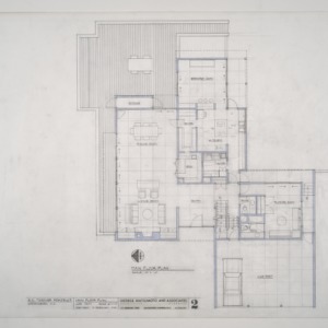 E.K. Thrower Residence -- Revised Main Floor Plan