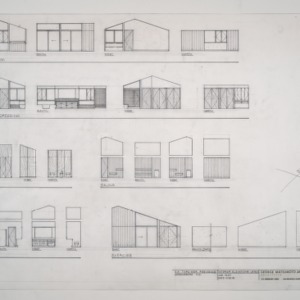 E.K. Thrower Residence -- Interior Elevations Level Two