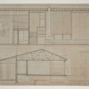 Frank Moore House -- Sections