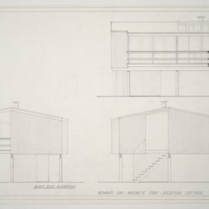 Vacation Cabin, Woman's Day -- Elevations