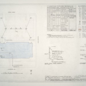 I.B.M. Branch Office Building -- Site Plan, Schedules, Symbols, and Details