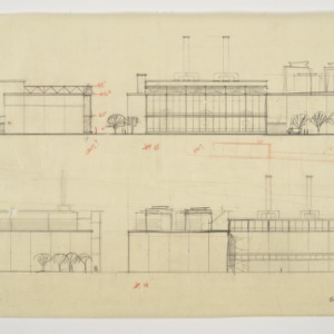 Park Shore Housing -- Power Plant Exterior Sketch Scheme "A"