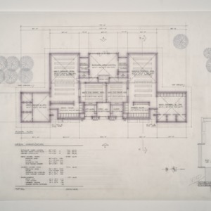 Park Shore Housing -- Bath House #1 Floor Plan