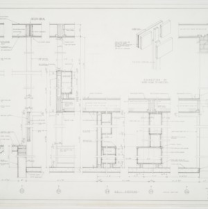 Residence for Mr. and Mrs. Eric M. Lipman -- Wall sections
