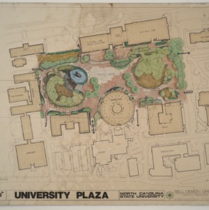 NCSU University Plaza "Chrysalis" -- Plan