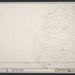 Pullen Park -- Site Plan with Topography Details