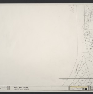 Pullen Park -- Site Plan with Topography Details